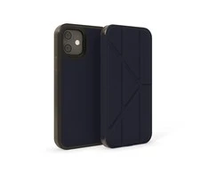Pipetto Origami Folio Case for iPhone 12 / iPhone 12 Pro (15.5 cm display) - Dark mėlynas