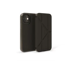 Pipetto Origami Folio iPhone 12 Mini Case - Juodas