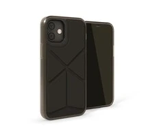 „Pipetto Origami“ užsegamas dėklas su 2 viename stovo funkcija ir apsauga nuo smūgių, skirtas „iPhone 12 Mini“ - Juodas