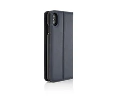 Pipetto iPhone XS Max Magnetic Folio Odinis dėklas with Wireless Charging - Navy mėlynas