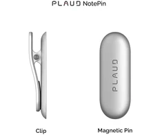 Diktofonas PLAUD NotePin Clip and Magnetic Pin - Lunar Sidabrinis (Priedas diktofonui)