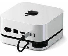 „Satechi“ stovas ir šakotuvas, skirtas „Mac Mini M4/M4 Pro“ (2024) su SSD M.2 NVMe lizdu