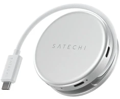 „Satechi OntheGo?“ 5 viename daugiaportinis adapteris, skirtas „MacBook Neo“ (sidabrinis)