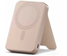 Satechi OntheGo? Qi2 10K Magnetic Power Bank with Stand - Desert pink