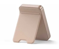 Satechi OntheGo? Qi2 10K Magnetic Power Bank with Stand - Desert pink