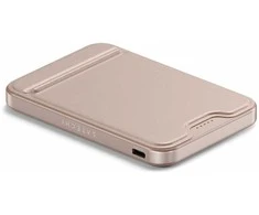 Satechi OntheGo? Qi2 5K Magnetic Power Bank with Stand - Desert pink