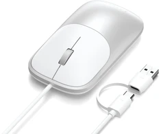 Pelė Satechi Satechi Slim LX Pelė su laidu - pelė optinė USB-A/USB-C (sidabrinis)