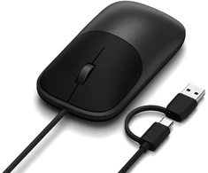 Pelė Satechi Satechi Slim LX Pelė su laidu - pelė optinė USB-A/USB-C (space juodas)