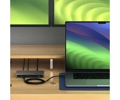 Satechi Thunderbolt 4 Slim Hub Pro | Prievadas DC 20V | 1x USB 3.2 Gen. 2 | 1x TB4 prieš srovę 96 W PD | 3x TB 4 (space pilka)