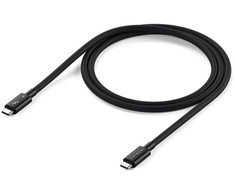 Satechi - kabelis thunderbolt 5 USB-C - USB-C 1m (juodas)