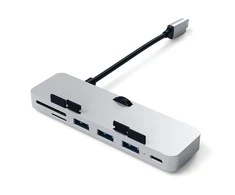 HUB USB Satechi Clamp Hub Pro 1x SD 1x USB-C 1x Micro SD + 3x USB-A 3.0 (ST-TCIMHM)