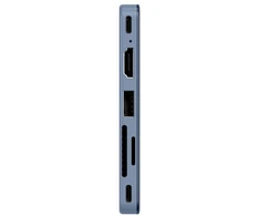 „Satechi USB-C Snap Hub“, skirtas „MacBook Neo“ – indigo spalvos