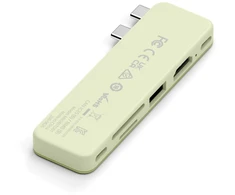 „Satechi“ USB-C Snap Hub, skirtas „MacBook Neo“ – citrusinis