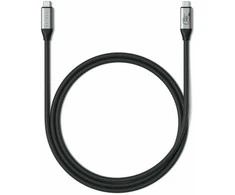 „Satechi USB4 V2 Pro“ laidas – USB-C – USB-C laidas, PD 240W, 120/80 Gbps, 8K-120 Hz, 8K-60 Hz arba 4K-144 Hz, 1,2 m (erdvė pilka)