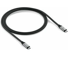 „Satechi USB4 V2 Pro“ laidas – USB-C – USB-C laidas, PD 240W, 120/80 Gbps, 8K-120 Hz, 8K-60 Hz arba 4K-144 Hz, 1,2 m (erdvė pilka)