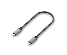 USB C laidas į USB C Satechi 100W 0,25 m ST-U4C25M erškėčiai pilka