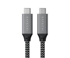 Satechi USB4 100W USB-C – USB-C 80cm (pilka erdvė)