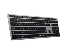 Klaviatūra BEZPRZEWODOWA SATECHI SLIM X3 BLUETOOTH BACKLIT Belaidė klaviatūra - US PODŚWIETLANA (SPACE Pilkas)