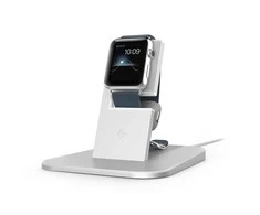 Dėklas Twelve South HiRise for Apple Watch - Sidabrinis