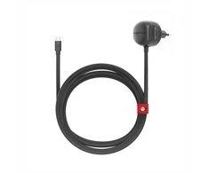 Twelve South PowerCord EU - kroviklis jungiama į tinklą 30W su kablem USB-C 3m (slate)