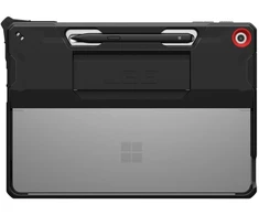 Urban Armor Gear UAG Scout galinis dangtelis su rankos dirželiu, skirtas Microsoft Surface Pro 12 – juodas
