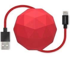 Usbepower Cosmo Cable USB-A to Ligtning 1m - Raudona