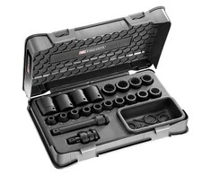 Stanley komplektas nasadek udarowych 1/2", 12-kątnych, 8-27 mm, Facom [NSD.500A]