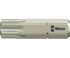 1/4" nerūdijančio plieno antgalis Torx lizdo varžtams, dydis TX40/25mm, Wera [05071038001]