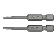 rinkinys 2 vnt. antgaliai 1/4" Torx T10/50mm, Bahco [59S/50T10-2P]