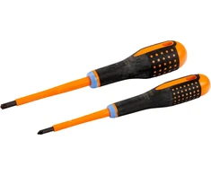 Bahco Izoliuotų atsuktuvų rinkinys ERGO™ Combi 2 vnt - SL5/PZ1; SL6/PZ2 - 1000V VDE