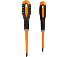 Bahco Izoliuotų atsuktuvų rinkinys ERGO™ Combi 2 vnt - SL5/PZ1; SL6/PZ2 - 1000V VDE