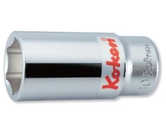 3/4" šešiakampis rankinis lizdas, išplėstas veržlėms ir varžtams, 22 mm, Koken [6300M 22]