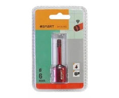 Grąžtas 6 mm deimantinis pjūklas sausam gręžimui kampiniu šlifuokliu, M14 sriegis, 365 SMART [SM-25-060]