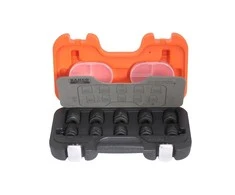 1/2" šešiakampių smūginių lizdų rinkinys M10-M19 Bahco [D/S10]