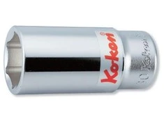3/4" šešiakampis rankinis lizdas, prailgintas veržlėms ir varžtams, 55 mm, Koken [6300M 55]