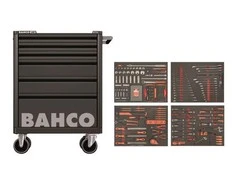 6 stalčių įrankių vežimėlis su 275 Bahco įrankiais [1472K6BKFF4SD]