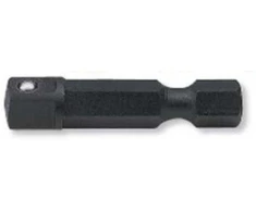 smūginio lizdo adapteris nuo 1/4 colio šešiakampio iki 1/4 colio kvadrato, 50 mm, KOKEN [110-50B]