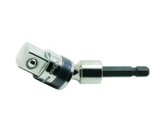 adapter/przejściówka uchylna su sześciokąta 1/4" na kwadrat 1/2", do nasadek ręcznych, 82mm, Koken [BD024E-1/2"]