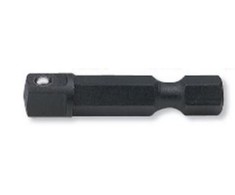 smūginio lizdo adapteris nuo 1/4 colio šešiakampio iki 1/4 colio kvadrato, 50 mm, KOKEN [110-50B]