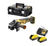 Akumuliatorinis kampinis šlifuoklis Dewalt DCG405H2T-QW 18V 2x5ah