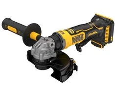 Akumulatorowa kampinis šlifuoklis 125mm, 18V XR, COMPACT, DEWALT [DCG404N-XJ]
