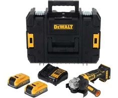 Akumulatorowa kampinis šlifuoklis 125mm, 2x3.5Ah, 18V XR, COMPACT, DEWALT [DCG404S2T-QW]