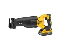 Akumuliatorinis tiesinis pjūklas DeWalt DCS386H2T-QW; 18 V; 2x5,0 Ah akum.