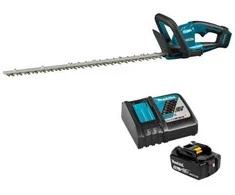 Makita DUH606RT Cordless hedge trimmer, 18V 1x 5,0Ah, DC18RC, Li-ion, BL-motor, 600mm
