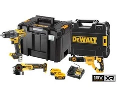 Įrankių rinkinys DeWalt DCK327P2T-QW (DCD791 + DCH263 + DCG405); 18 V; 2x5,0 Ah akum.