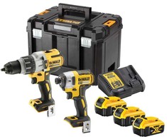 Įrankių rinkinys DeWalt DCK276P3T-QW (DCD996 + DCF887); 18 V; 3x5,0 Ah akum.