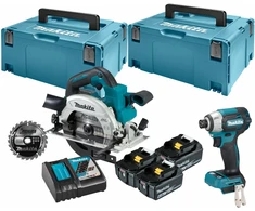 akumulatorowy komplektas Combo DTD201 + DHS660, 18V, 3x6,0Ah, LXT, Makita [DLX2565GJ]