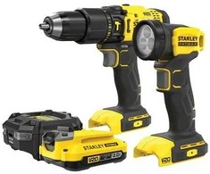 Įrankių rinkinys Stanley SFMCK210D1-QW (SFMCD711+SFMCL020); 18 V; 1x2,0 Ah akum.