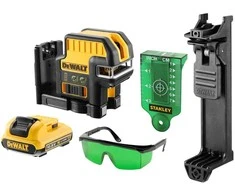 Kryžminis lazerinis nivelyras DeWalt DCE0825D1G žalias
