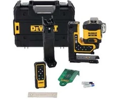 Akumuliatorinis lazerinis nivelyras Dewalt DCLE34035B 18v xr 3x360 žalias lazeris su nuotolinio valdymo pultu